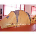 Double layer 3-4 person outdoor family camping tent